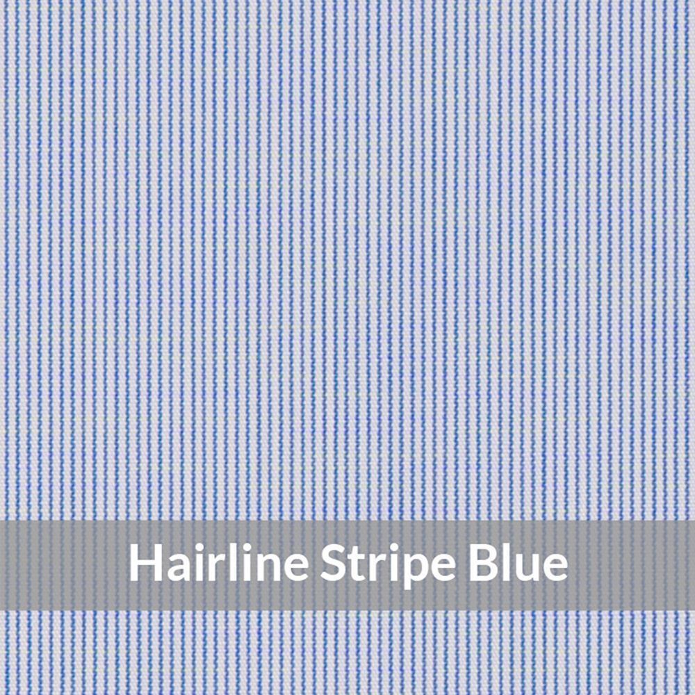STE6086 – Light Weight , Blue/white Easy Care Hairline Stripe, Soft Touch