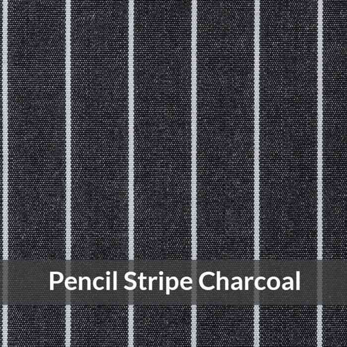 ST6073 – Medium Weight, Black/White Fine Chalk Pencil Stripe