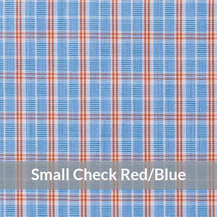 SC7034 – Light Weight, Red/Blue Fine Small Check, Soft Touch