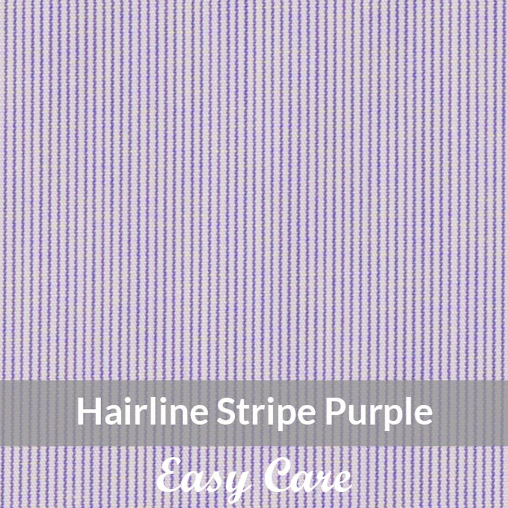 STE6087 – Light Weight , Purple/white, Easy Care Hairline Stripe, Soft Touch