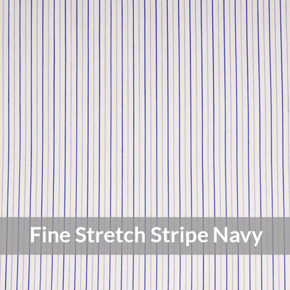 STIH6091 – Light Weight , Navy/Blue,Fine Stretch Small Stripe, Lustre Hand Feel