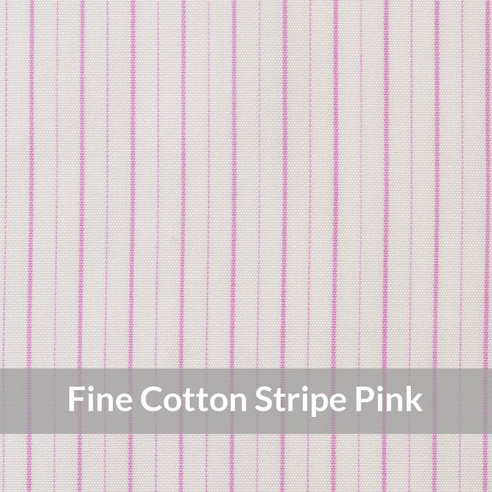 STI6095 – Light Weight, White/Pink, Fine Small Stripe, Lustre Hand Feel