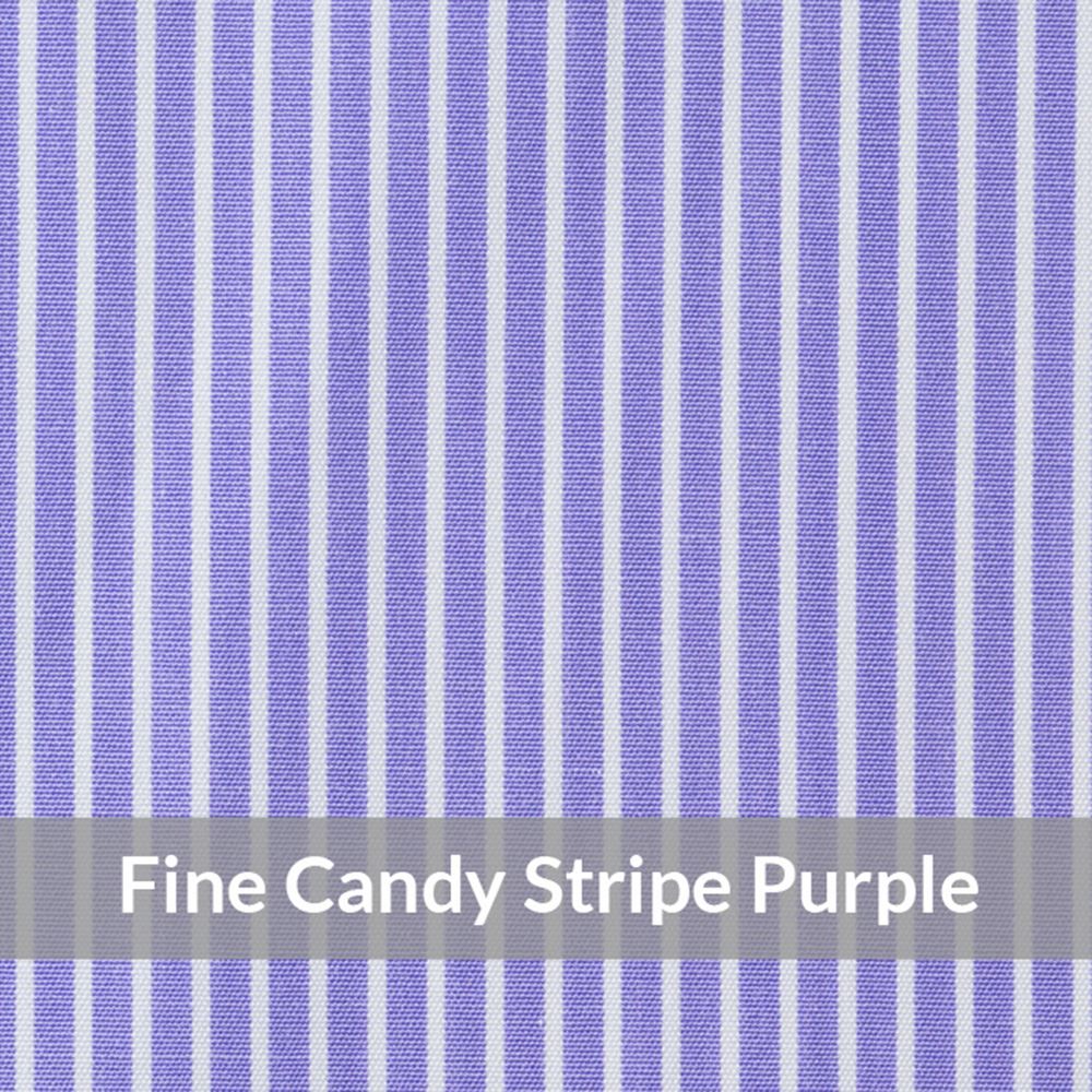 STI6096 – Light Weight, Purple/White,Fine Small Candy Stripe, Lustre Hand Feel