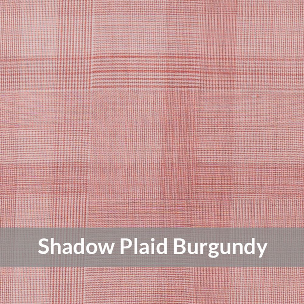SCI7038 – Light Weight , Burgundy/Red,Fine Shadow Check Plaid, Lustre Hand Feel