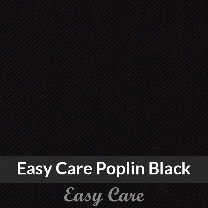 SPE2006 - Medium Weight, Black Easy Care Satin , Smooth Finish