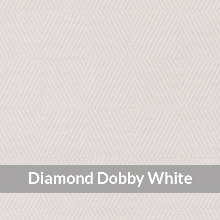 SFE3074 – Medium Weight , White Fine Diamond Check Dobby, Soft Touch