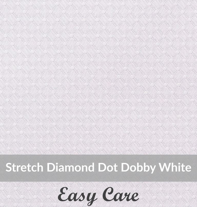 SFEH-3096,Light Weight, Black,Easy Care Stretch Diamond Dot Dobby