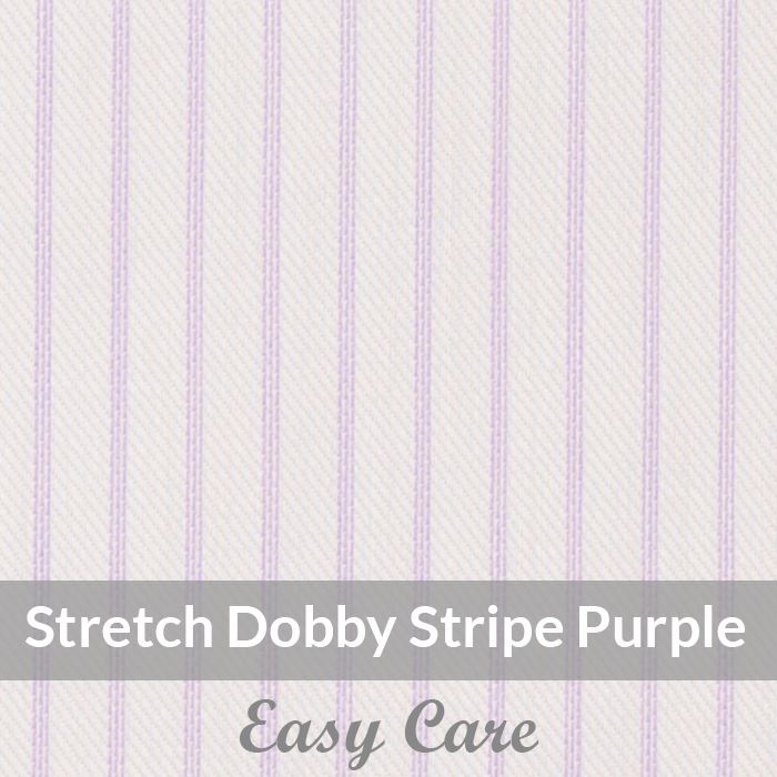 STEH6067 – Light Weight , Purple/White Easy Care Stretch Pencil Stripe, Soft Touch